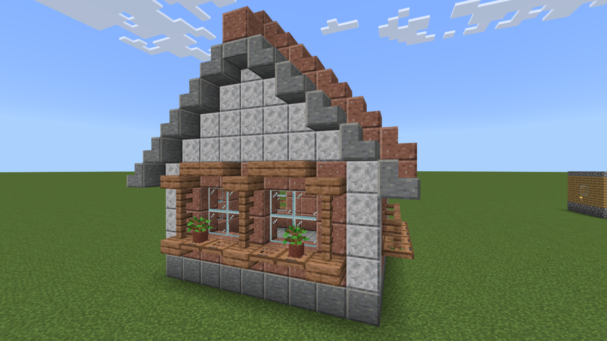 建築練習 ３ ９ ７ハウス ぐりんごのマイクラブログ