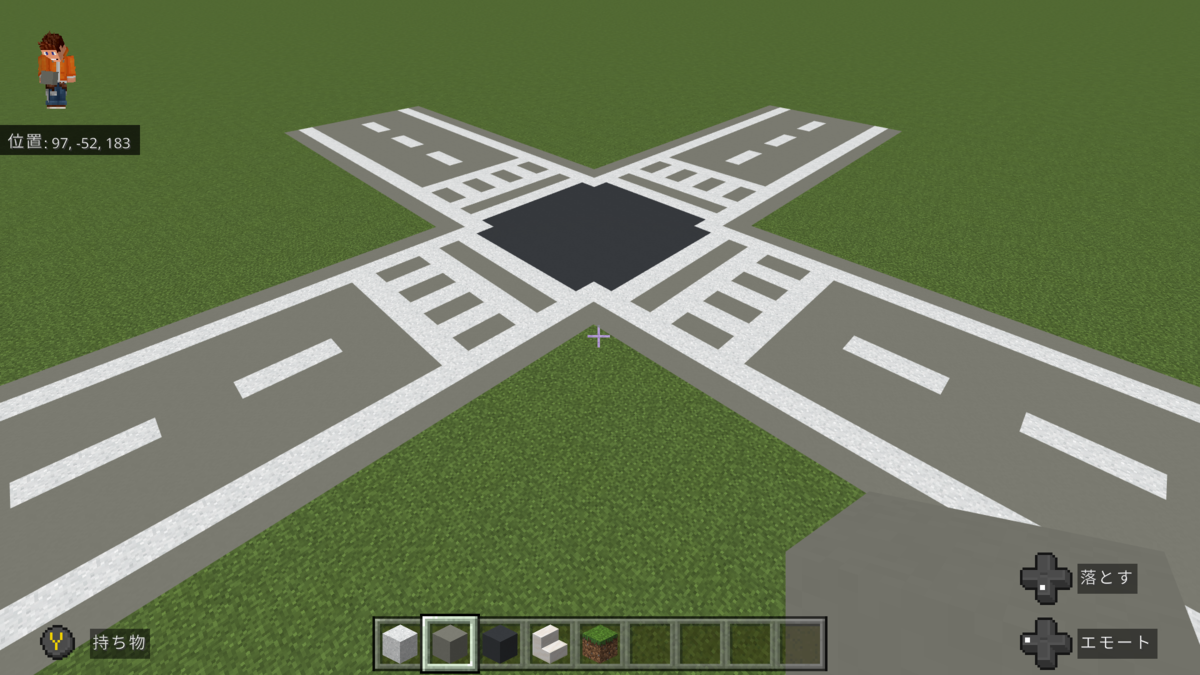 建築練習 ５ 唐突に道路を作ってみた ぐりんごのマイクラブログ