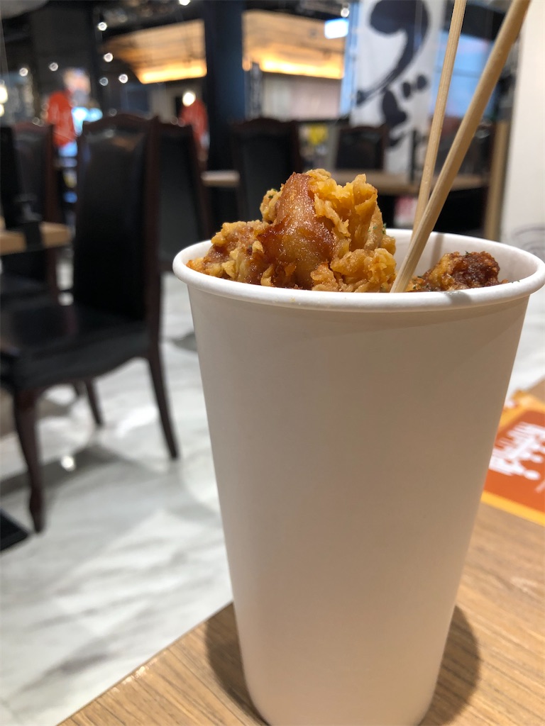 オーパチキンさん専用 高崎OPA内にできてたチキンのお店！持ち運びが簡単で小腹満たし