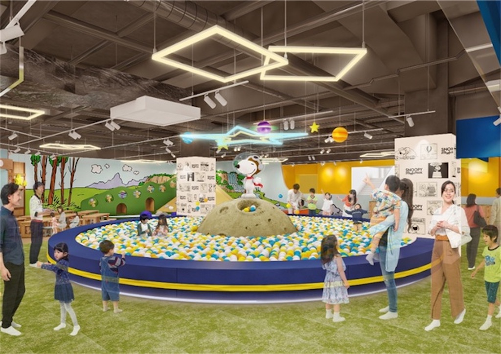 8月10日OPEN】日本初のスヌーピー屋内施設「SNOOPY Playful PARK」が