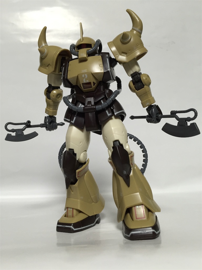 濃いピンク系統 未組立 HG プロトタイプグフ(機動実証機サンドカラー