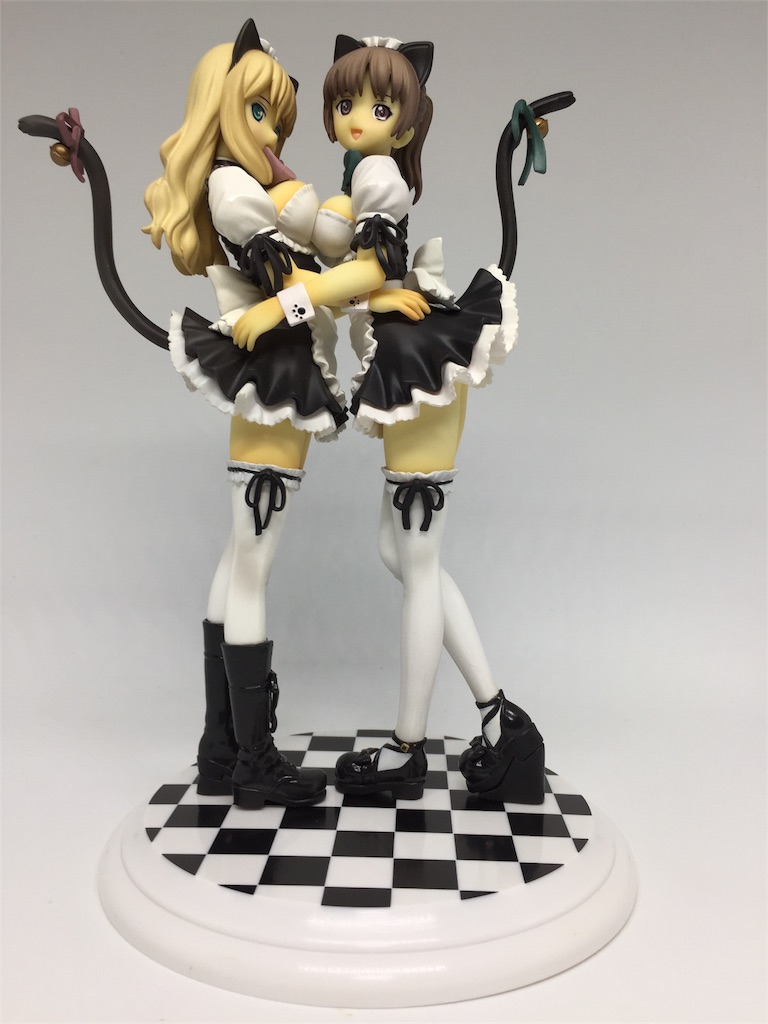 【未使用】ねこみみメイド 塗装済み完成品 フィギュア 萌え～ろ祭り限定 この素晴らしい世界に祝福を！』からめぐみん猫耳メイドver.&ゆんゆん