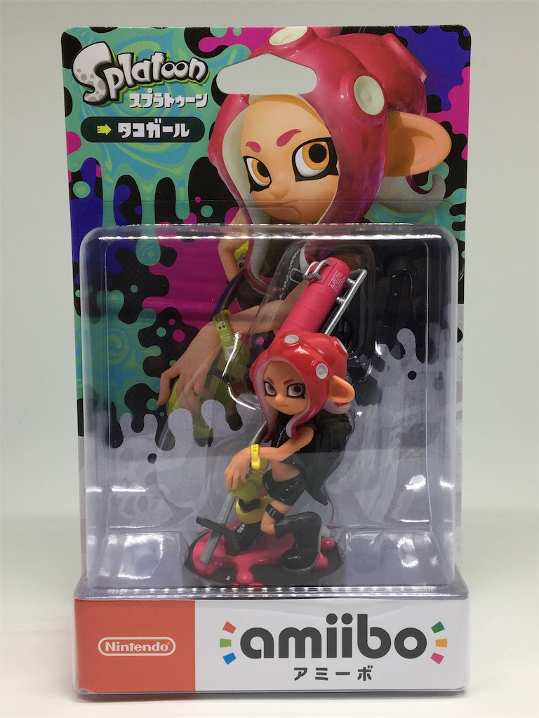 amiibo タコガール レビュー - ☆お宝フィギュアハンターブログ☆