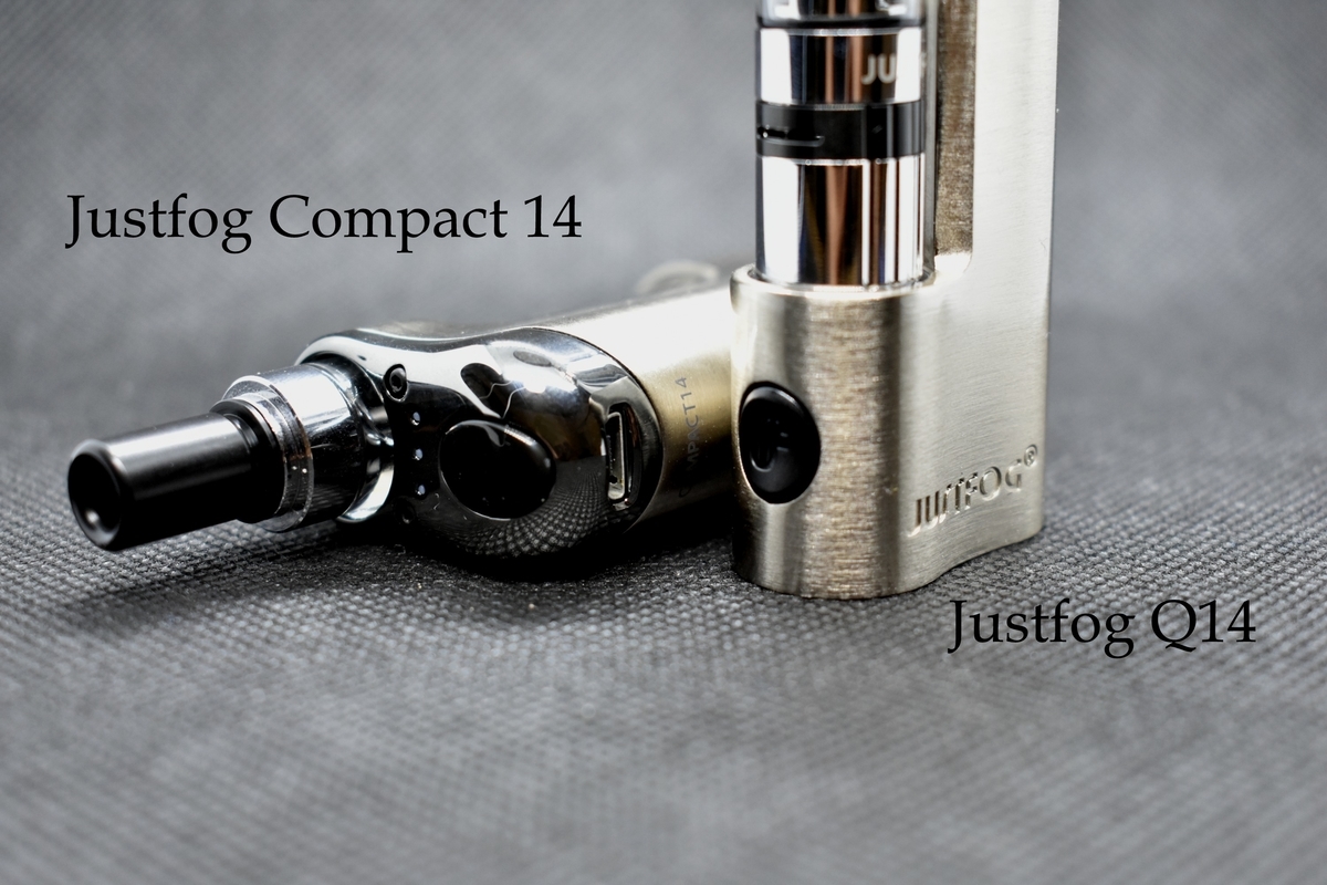 Justfog Compact 14とQ14