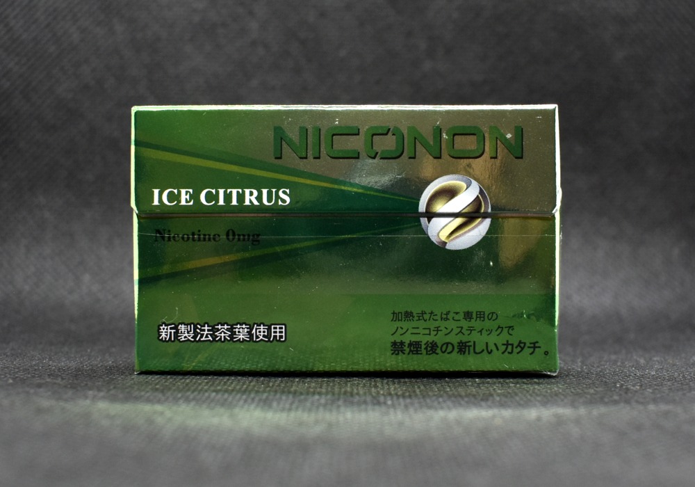 NICONON ICE CITRUS,ニコノン アイスシトラス,ノンチコチン,茶葉スティック