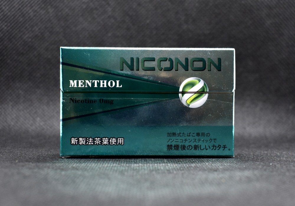 NICONON MENTHOL,ニコノン メンソール,ノンチコチン,茶葉スティック