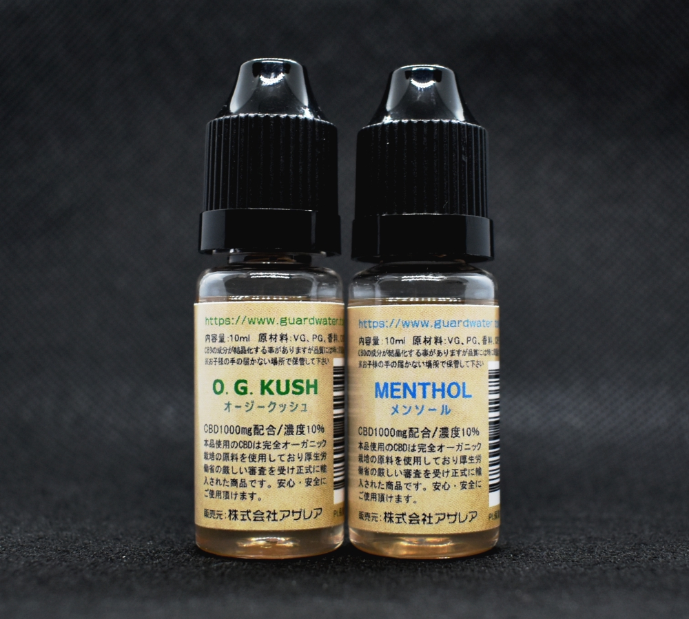 CBD濃度10%,Azalea 高濃度リキッドCBD OGKUSH,MENTHOL