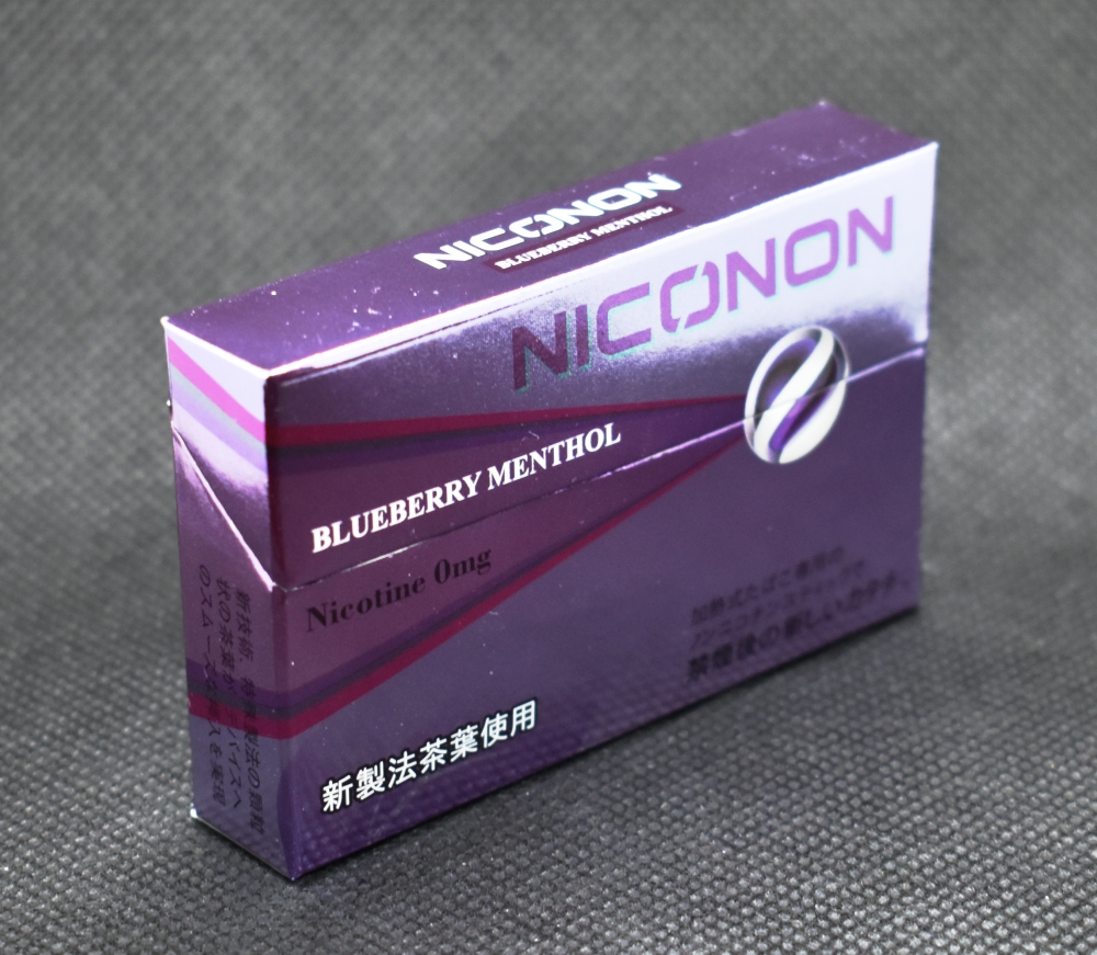 NICONON BLUEBERRY MENTHOL Nicotine 0mg,ニコノン・ブルーベリーメンソール・ニコチンゼロ