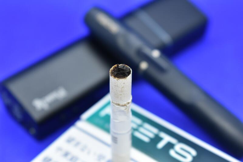 アイコス互換機,2度吸い,ヒーツタバコスティック,吸い殻