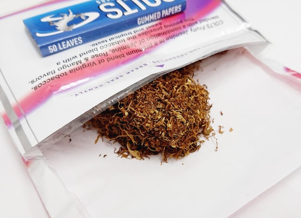 一般的なシャグのタバコ葉