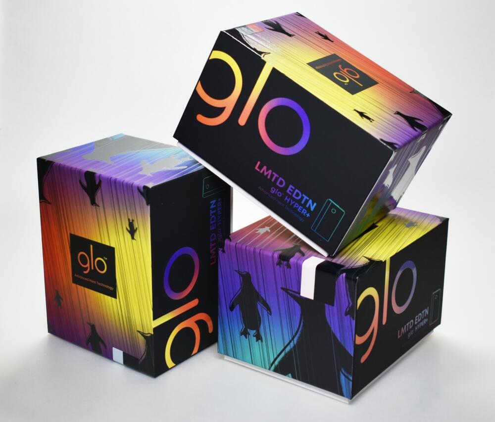 glo hyper+ペンギンエディションの箱
