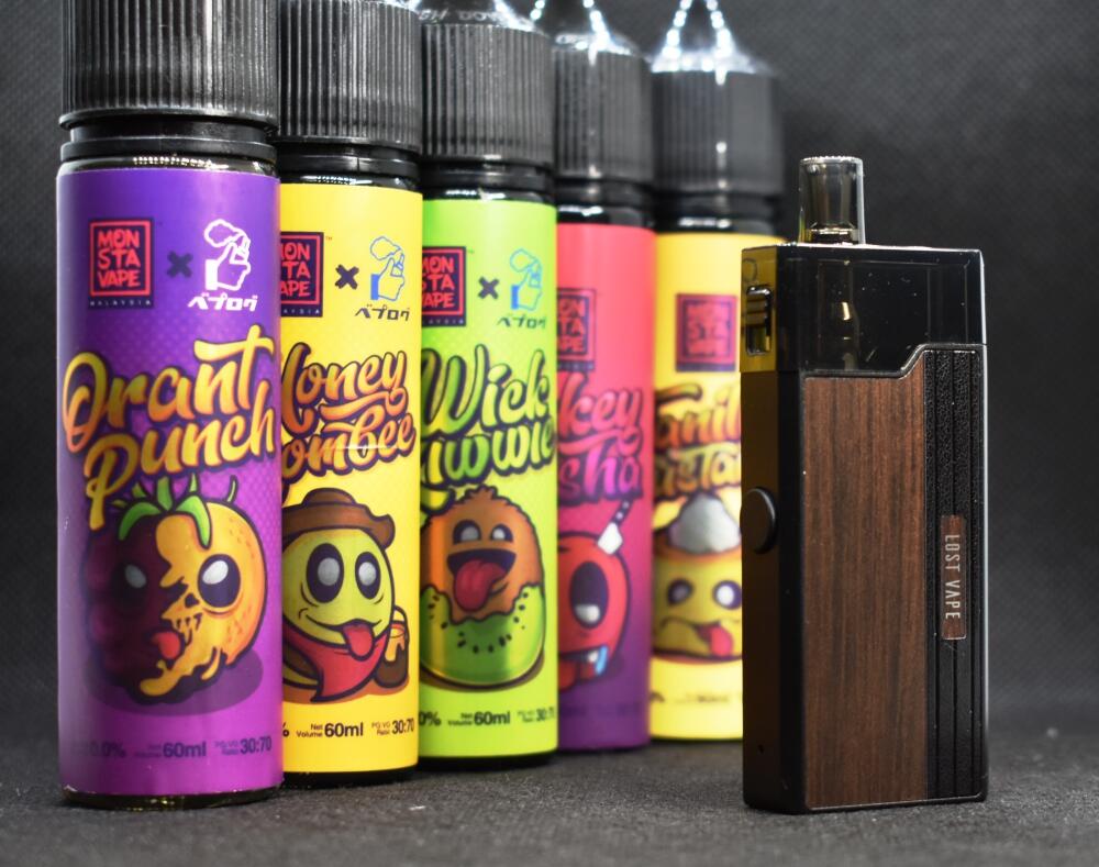 Lost Vape ORION MINI POD KIT,沢山のリキッド