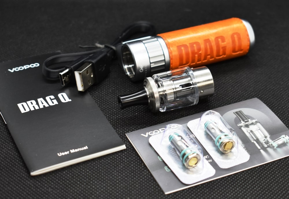 優秀すぎるPOD型VAPE「DRAG Q」レビュー、クリアロマイザー×MODのように使える本格派！ ミルフモ
