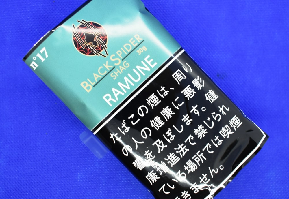 ブラックスパイダー・シャグ・ラムネ,BLACK SPIDER RAMUNE,パッケージ袋