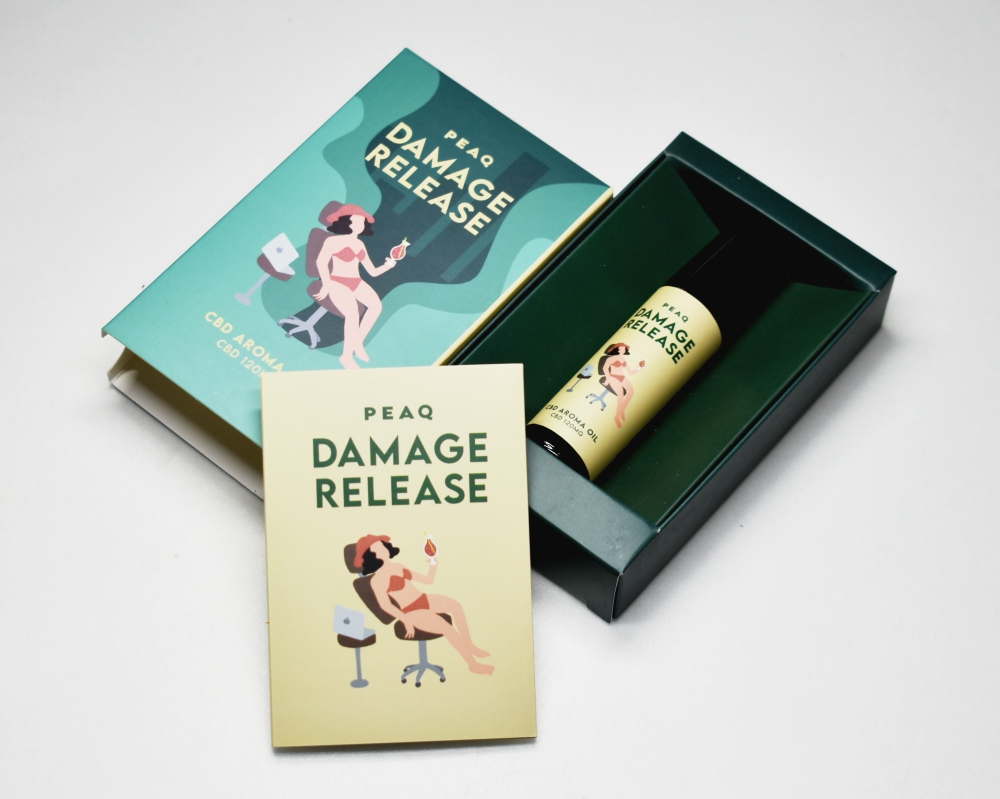 【PEAQ】昼用 CBD ロールオン DAMAGE RELEASE ダメージリリース