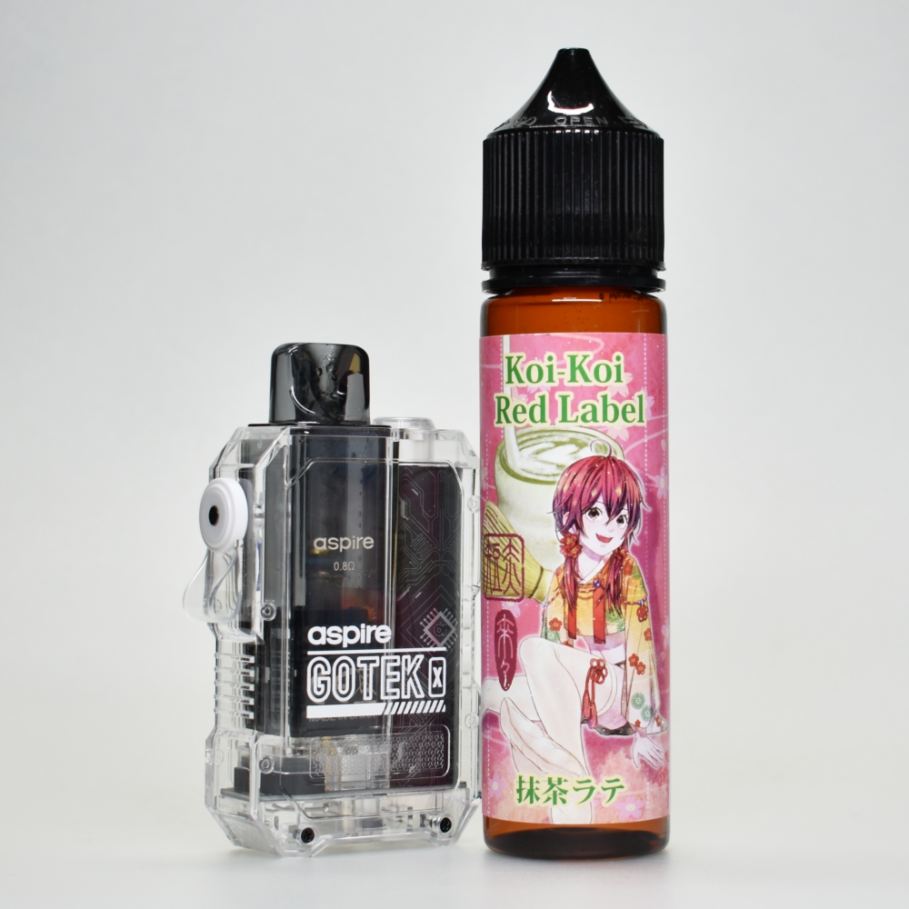koikoi「赤短 抹茶ラテ」,POD型VAPE