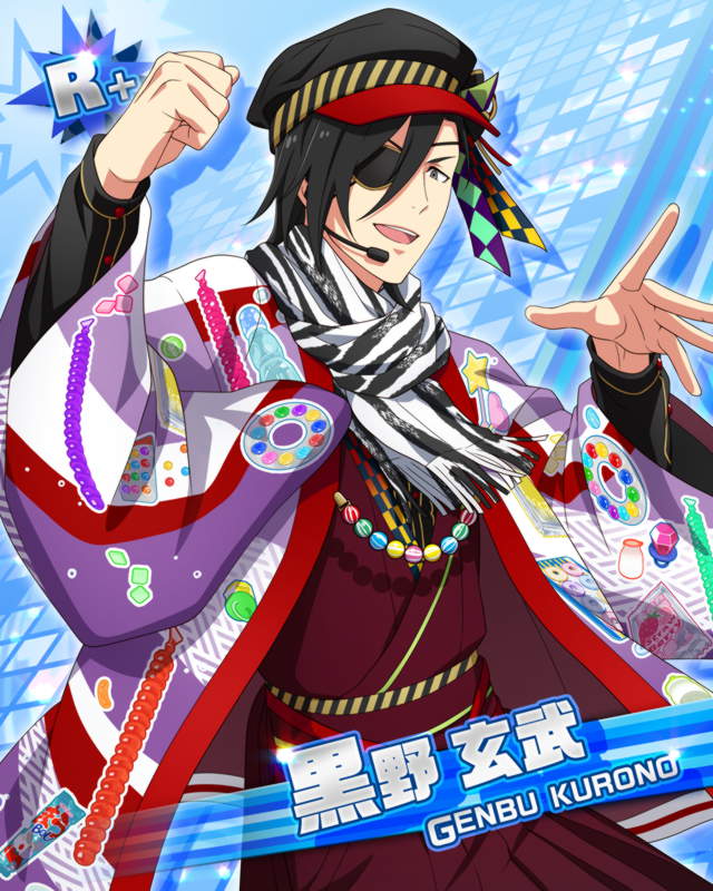 SideM 神速一魂　黒野玄武　缶バッジ　fifs 黒服 神速一魂 紅井朱雀 黒野玄武 アイドルマスターSideM FiFS 表情