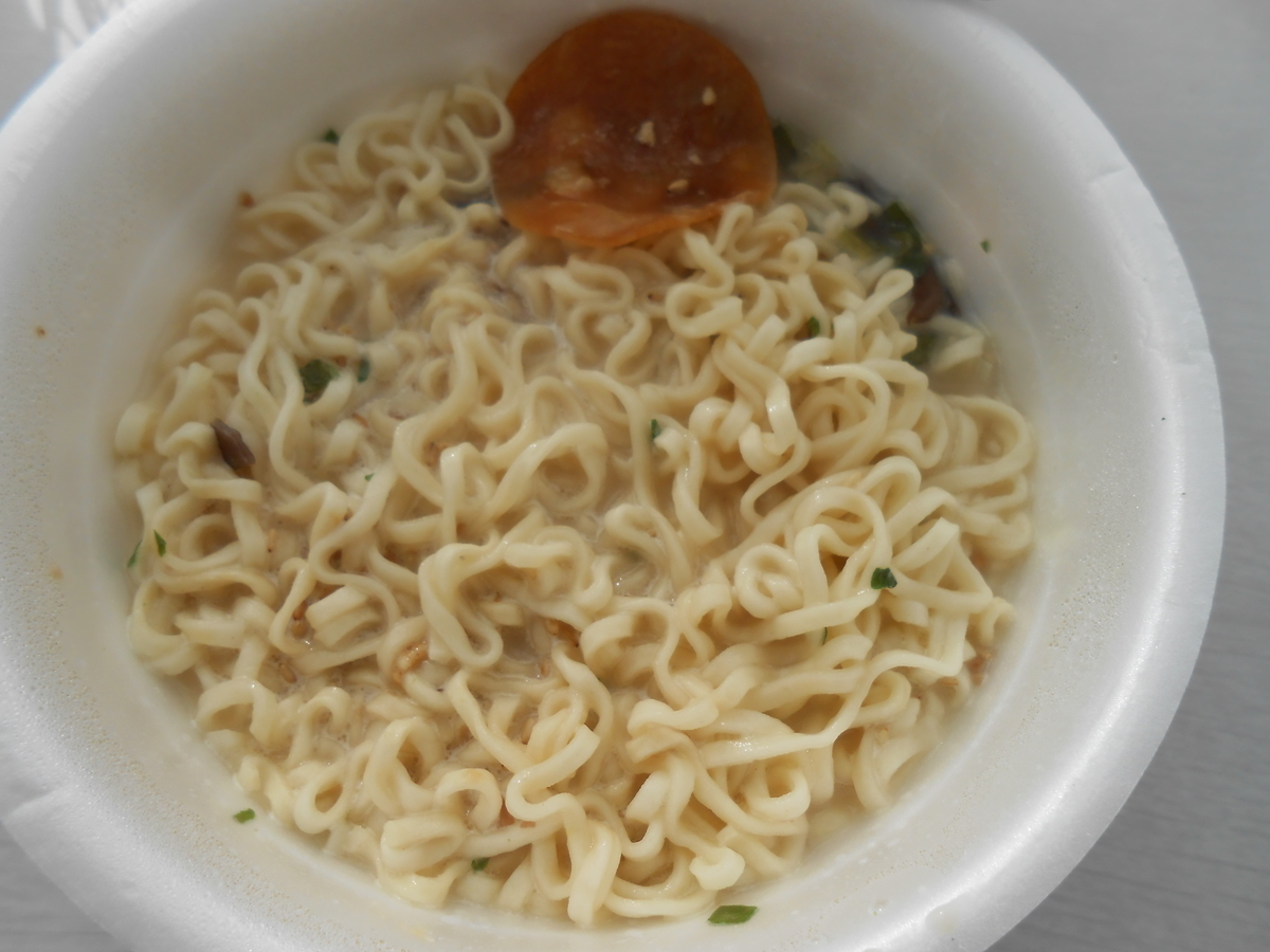 マルちゃん バリうま 熊本風黒とんこつラーメン 調理後