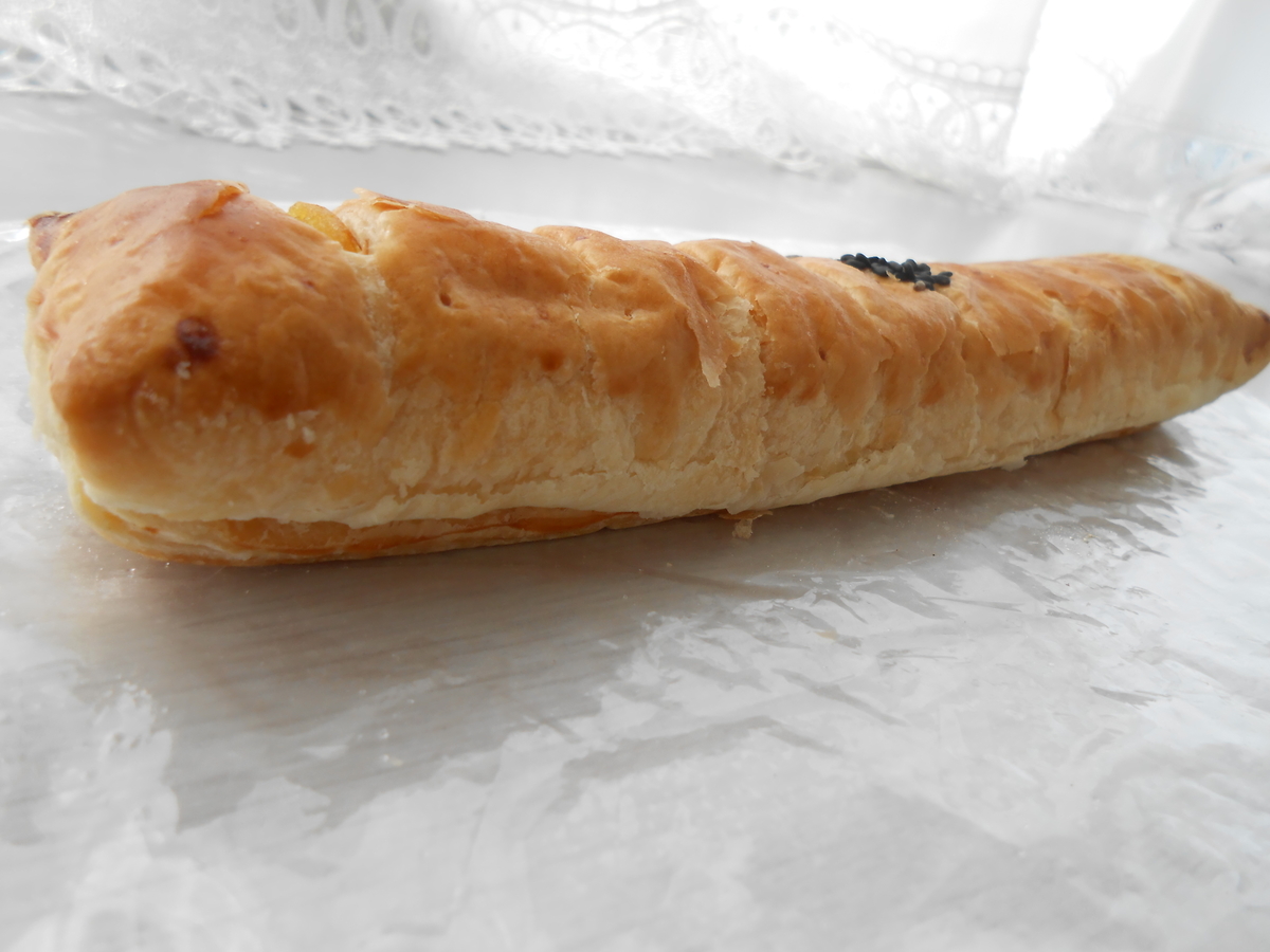 スイートポテトスティックパイ ミニストップ 開封後 側面