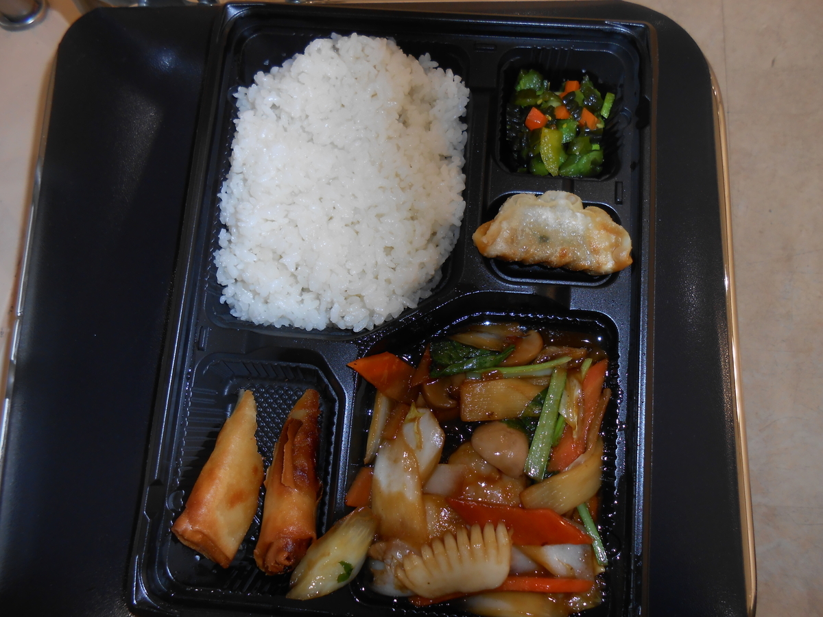 八宝菜のお弁当 豊澤園 開封後
