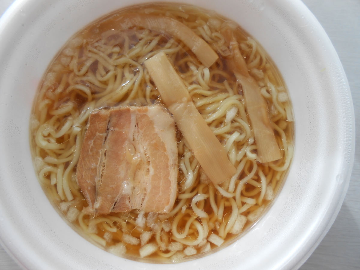 ニュータッチ 凄麺 千葉竹岡式らーめん 調理後