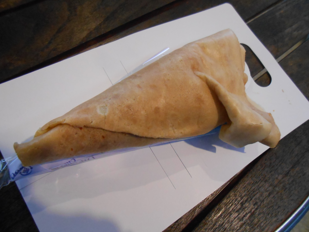 ディッパーダン姫路フェスタ店で ソーセージピザチーズクレープ を持ち帰りで食べた感想 兵庫イクサ