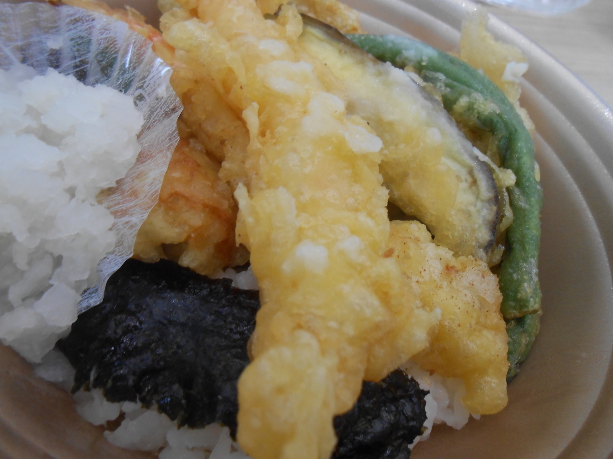 おろし天丼 ほっかほっか亭 開封後 2