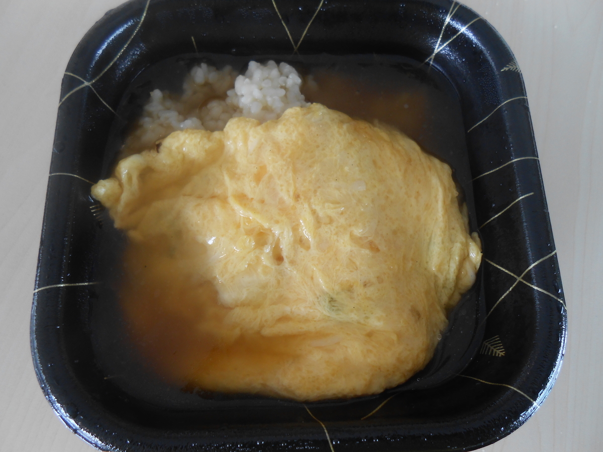 中華食堂 晴天大成 天津飯（テイクアウト） 開封後