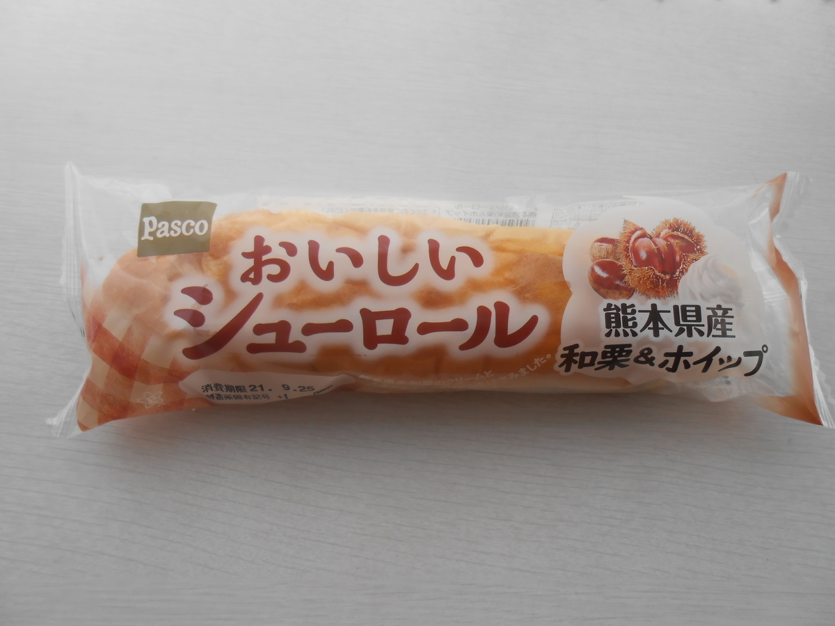 Pasco(パスコ) おいしいシューロール 熊本県産和栗&ホイップ