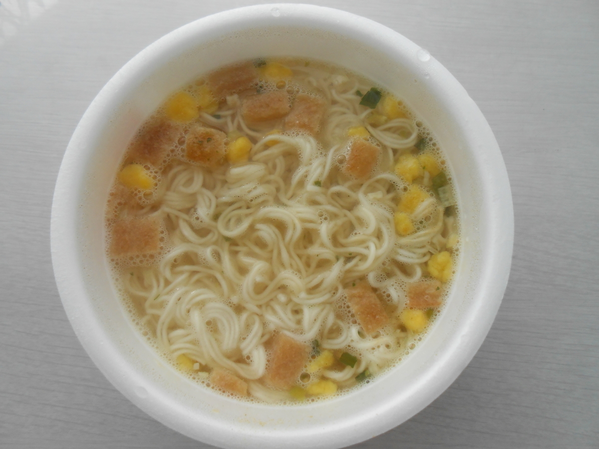 イトメン カップにゅうめん和風つゆ 調理後