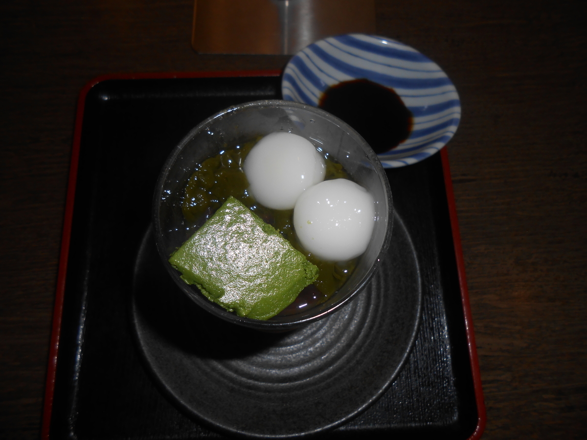 夢庵 抹茶ゼリー