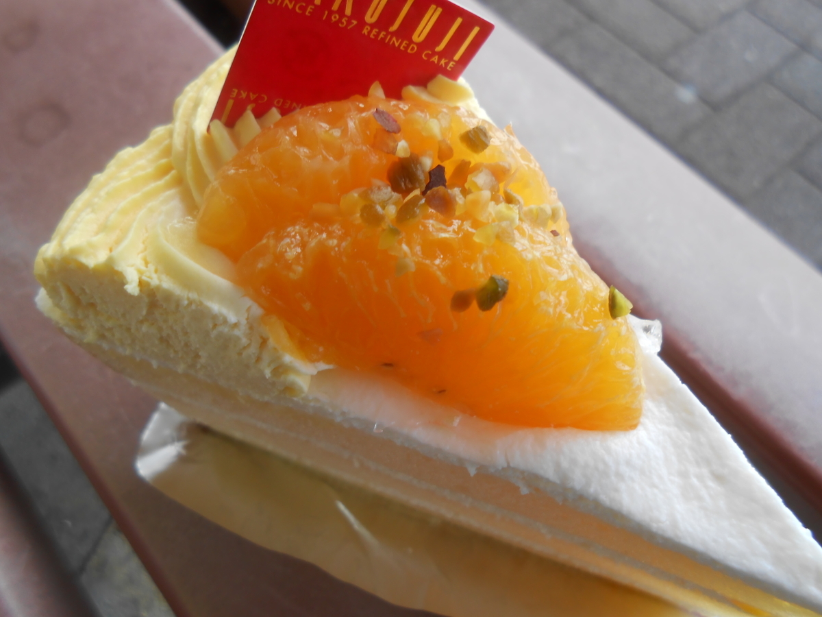 白十字 オレンジと甘夏のショートケーキ 3