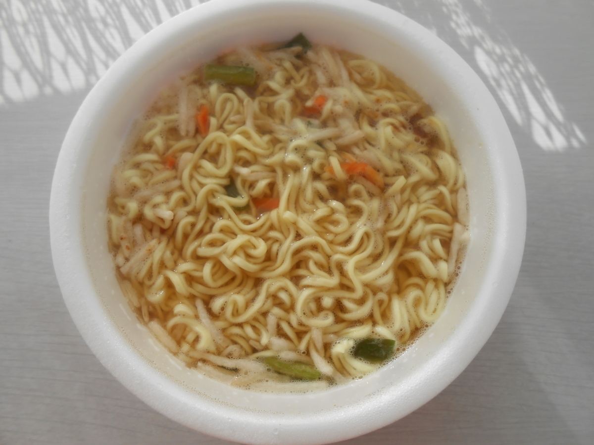 ニュータッチ 横浜もやしそば(カップ麺) 調理後