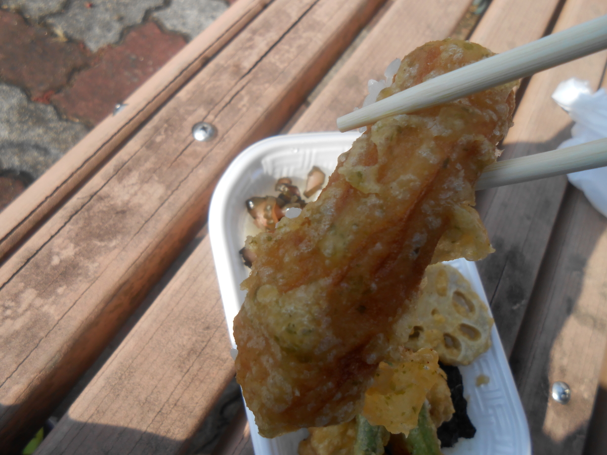 ほっかほっか亭（ほか弁） とり天丼 ちくわ