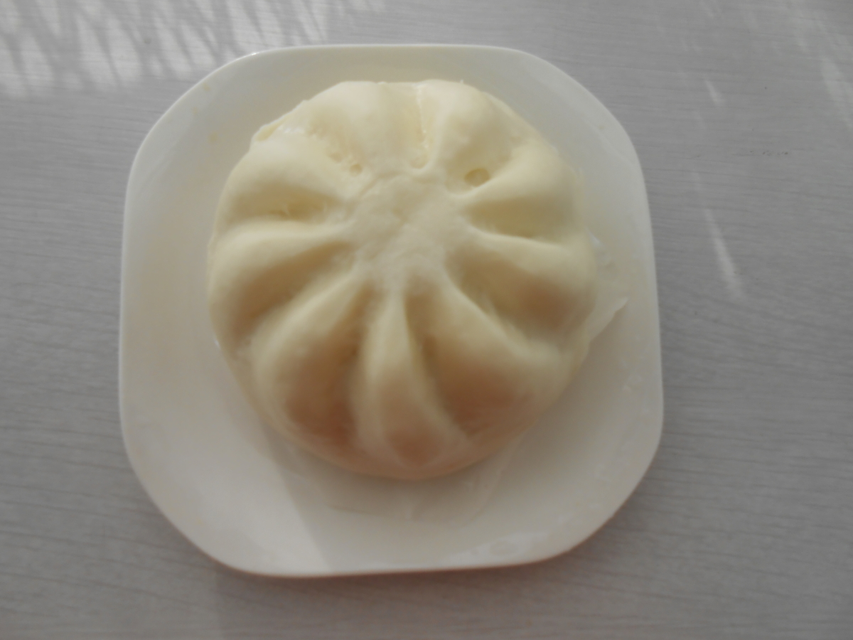 蓬莱本館 デラックス豚まん 開封後