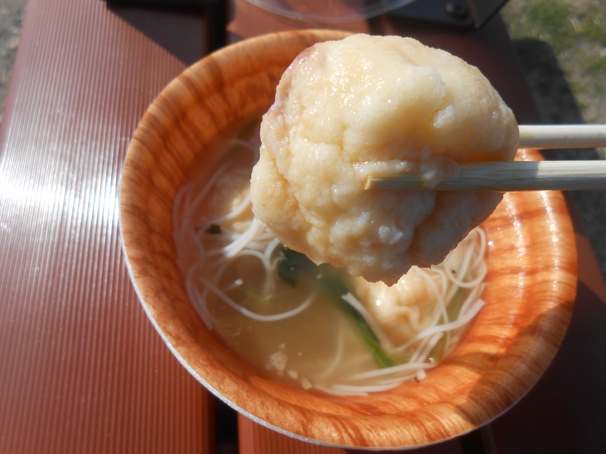 ミニストップ 明石焼とそうめんスープ（松茸風味） 明石焼