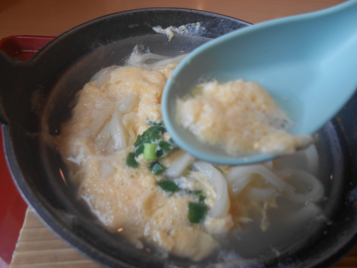ジョイフル ふわふわ玉子とじうどん 玉子