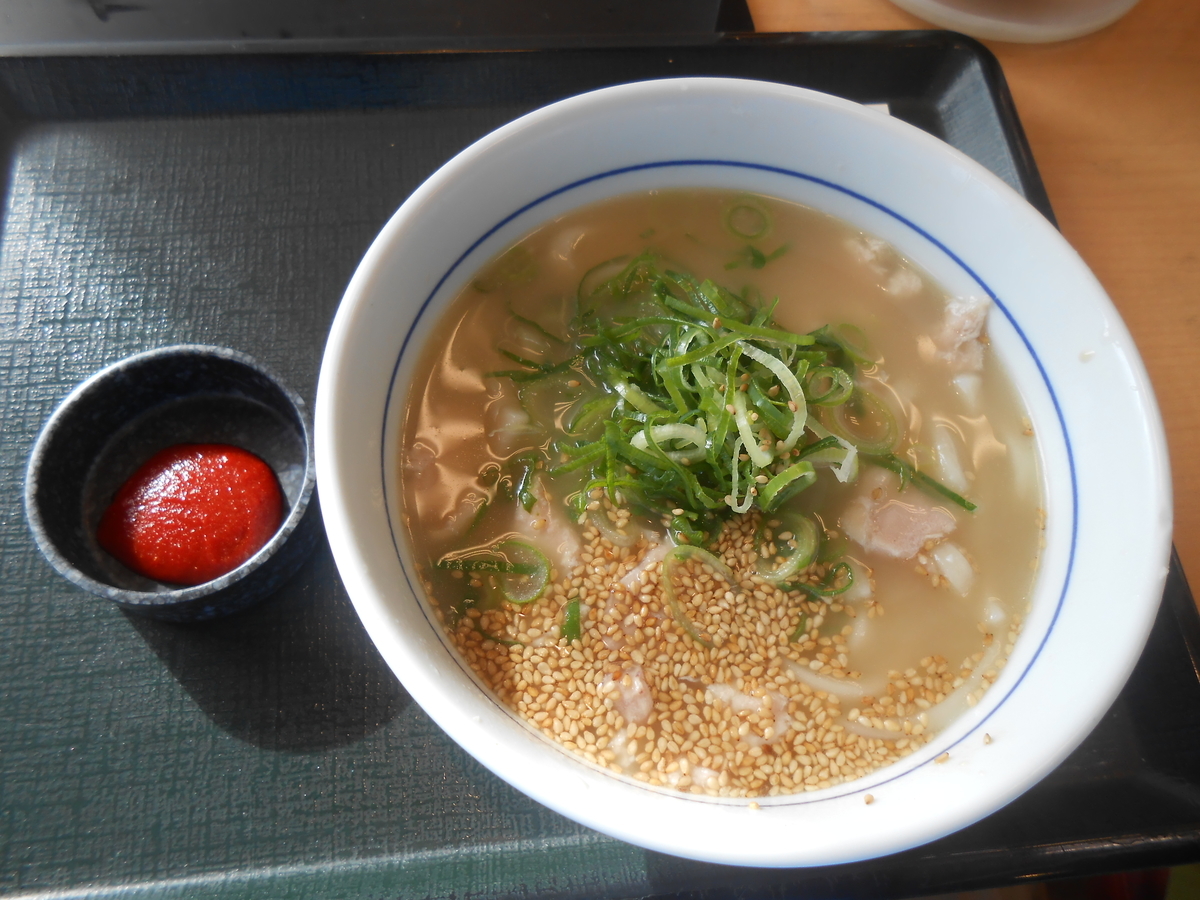 なか卯 鶏白湯うどん