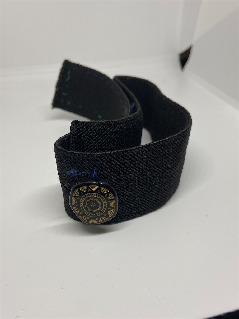 防振ボタン押し込み用バンド