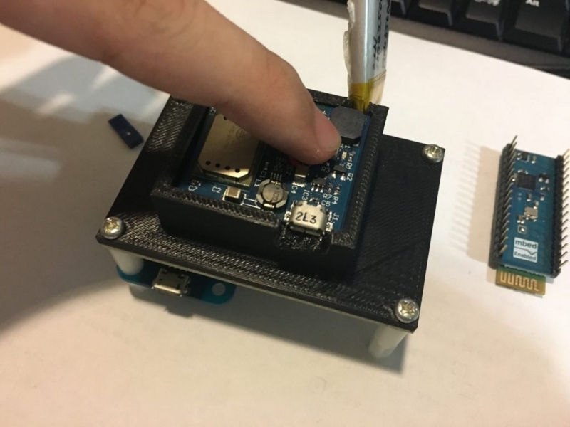 タグへの書き込みの様子