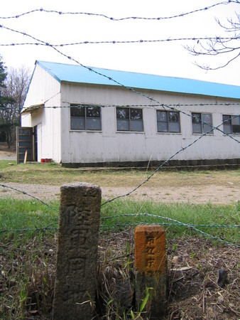 自衛隊善通寺駐屯地の建物あと