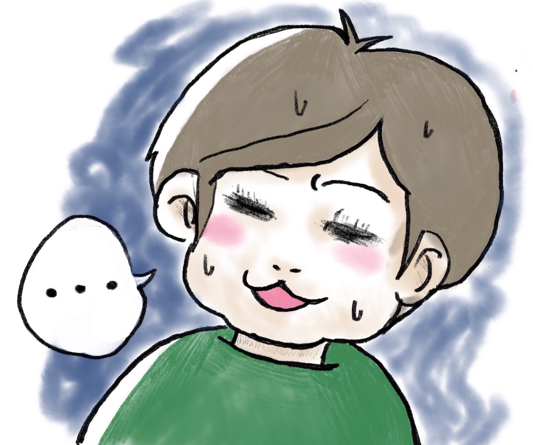困惑する息子