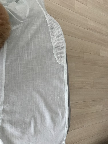 身頃のアイロンがけ
