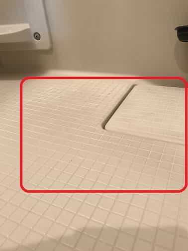 お風呂の床の汚れ
