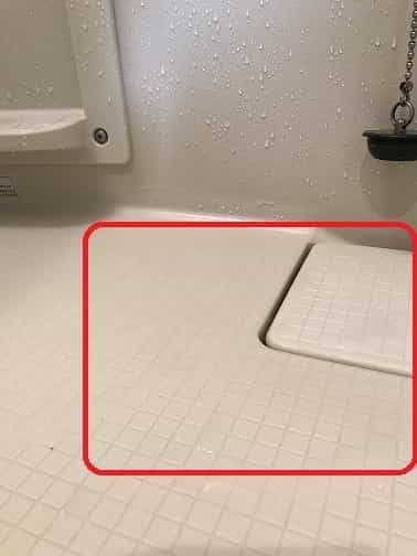 床の汚れアフター