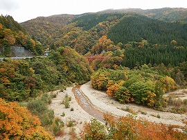 舞の道 紅葉の松川渓谷 高山村 牛歩村日記 Like A Snail S Pace