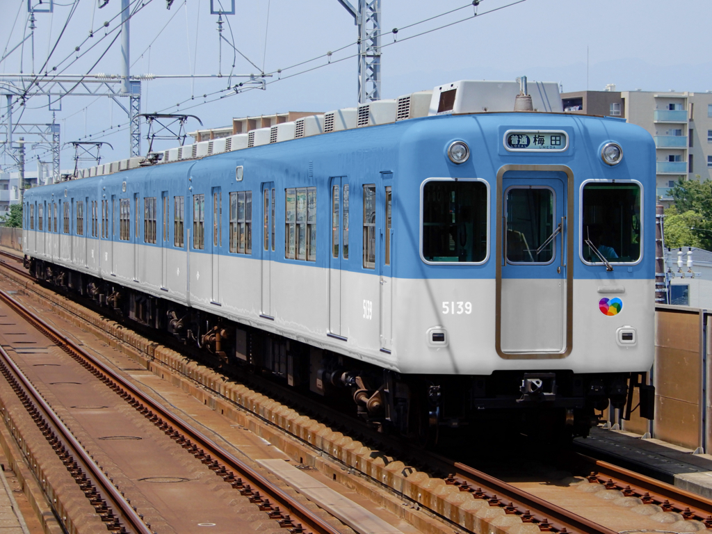 ウソ電 阪神5131形 ジェットカー新塗装
