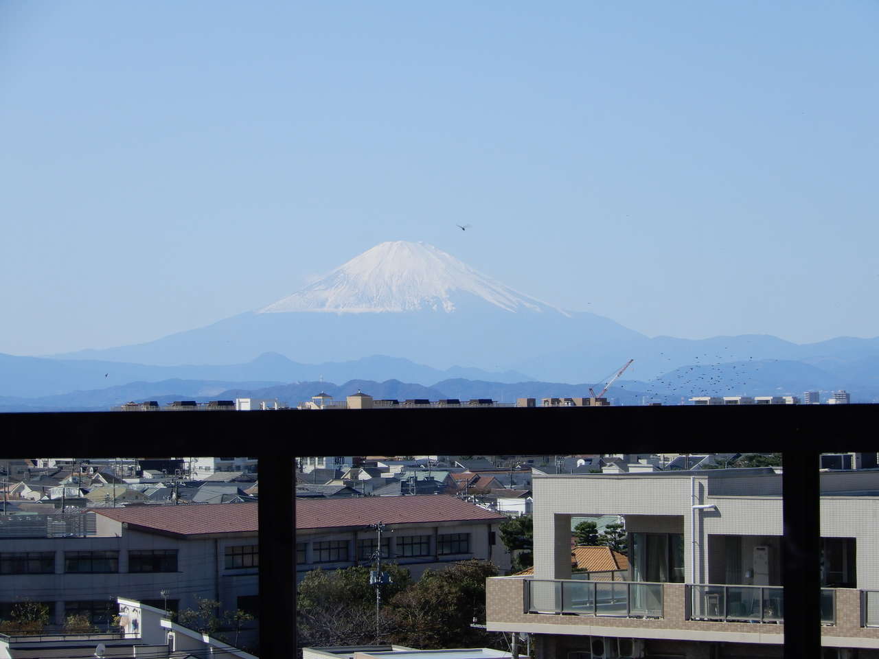 富士山の拡大写真