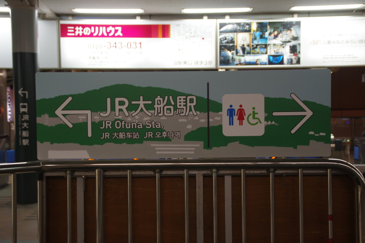 JR大船駅の位置案内