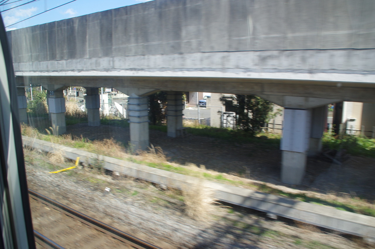 横須賀下り線の高架